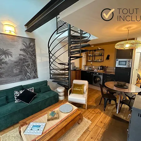 펜션 Loft Des Sables - Loft Moderne A 50m De La 플루게르노